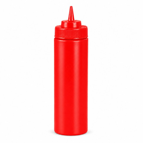 Spremiagrumi rosso morbido a 1 punta, plastica senza BPA  H195mm 350ml
