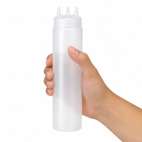 Spremiagrumi trasparente a 3 punta, plastica senza BPA  H260mm 630ml