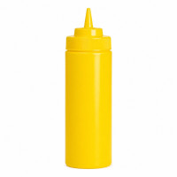 Spremiagrumi morbido giallo a 1 punta, plastica senza BPA  H260mm 630ml