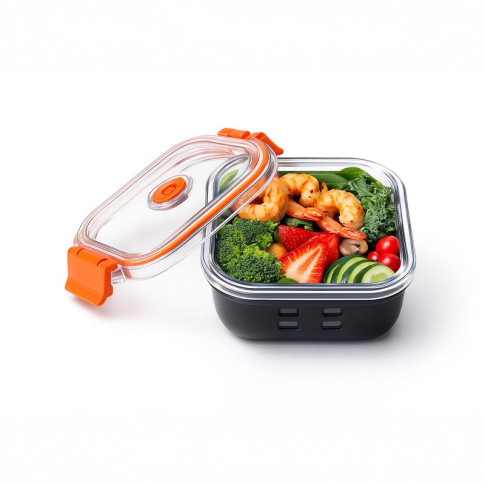 Cook Show Scatola+Copertura trasparente+Protezione in silicone 112x112mm H48mm 310ml