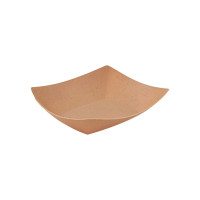 Vassoio per barche in Kraft riutilizzabile 160x120mm H30mm