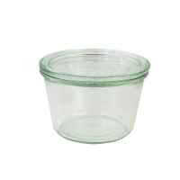 Barattolo Weck in vetro + cop per vasocottura (GL70)  H74mm 370ml