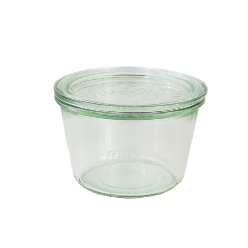 Barattolo Weck in vetro + cop per vasocottura (GL70)  H74mm 370ml