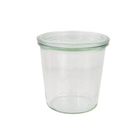 Barattolo Weck in vetro + cop per vasocottura (GL70)  H110mm 580ml