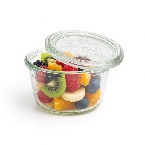 Barattolo Weck in vetro + cop per vasocottura (GL70)  H50mm 165ml