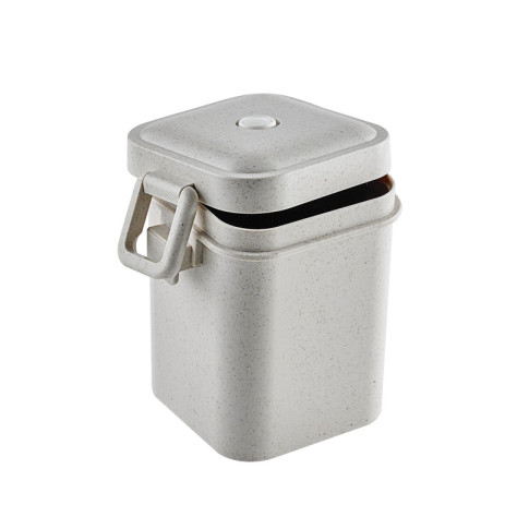 Contenitore da zuppa Huskly riutilizzabile in materiale composito beige 105x90mm H125mm 600ml