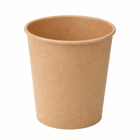 Contenitore in cartone kraft kraft per alimenti caldi e freddi  H35mm 60ml