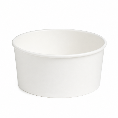 Insalatiera "Buckaty" tonda in cartone bianco   H68mm 750ml