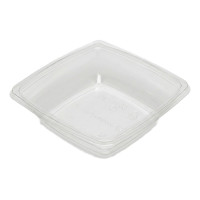 Insalatiera in PET quadrata trasparente 195x195mm H46mm 750ml