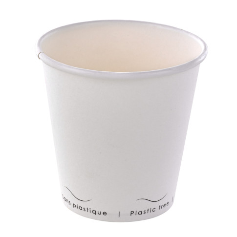 Bicchiere cartone bianco Eden plastic-free (PAP20)  H86mm 300ml