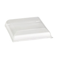 Coperchio BioNchic in PET trasparente (PET1) 164x164mm H32mm