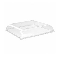Coperchio BioNchic in PET trasparente (PET1) 181x181mm H30mm