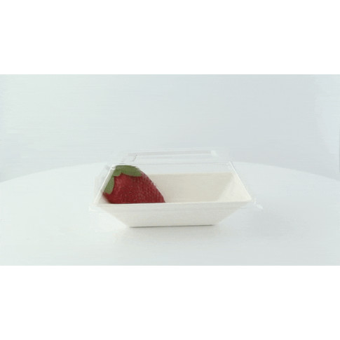 Coperchio per vassoi EcoDesign (PET1) 132x88mm H33mm