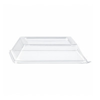 Coperchio per vassoi EcoDesign (PET1) 132x132mm H31mm
