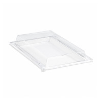 Coperchio in PET trasparente per vassoio Atlas (PET1) 272x193mm H33mm