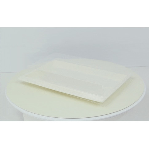 Coperchio in PET trasparente per vassoio Atlas (PET1) 272x193mm H33mm