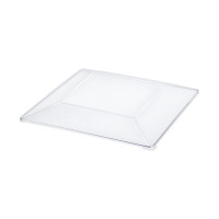 Coperchio in PET trasparente quadrato 280x280mm H40mm