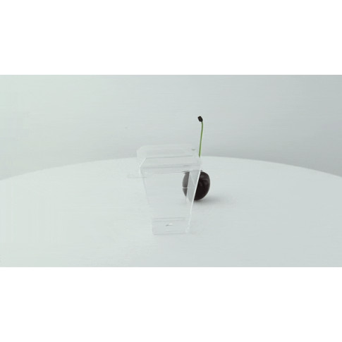 Coperchio in plastica per piattino fingerfood Taiti (PET1) 46x46mm H10mm