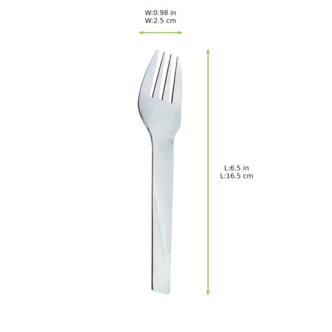 Forchetta in acciaio inox 165x25mm H12mm