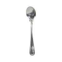 Cucchiaio da minestra in acciaio inox con custodia, da lavare prima dell'uso  159x32mm H18mm