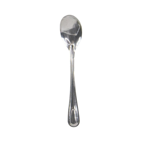 Cucchiaio da minestra in acciaio inox con custodia, da lavare prima dell'uso  159x32mm H18mm
