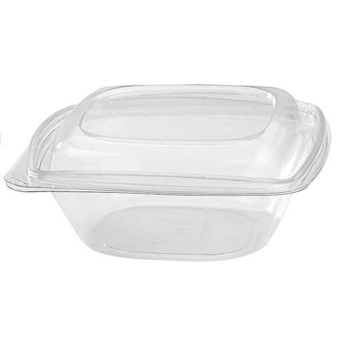 Insalatiera in PET coperchio trasparente  190x190mm H65mm 1000ml