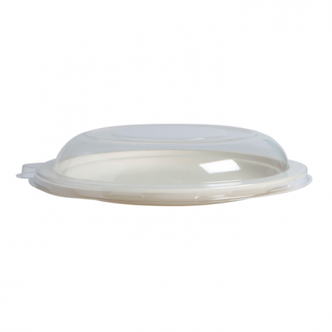 Coperchio in PET per piatto in polpa diam (PET1)  H30mm