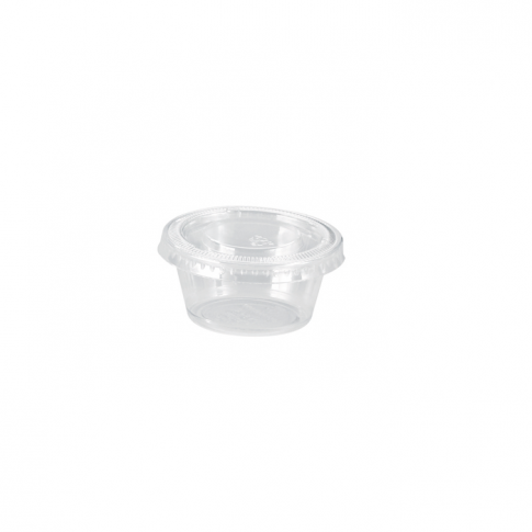 Contenitore in PET trasparente  H31mm 60ml