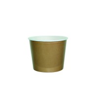 Secchiello di grandi dimensioni in cartone kraft, adatto per pollo  H166mm 3990ml