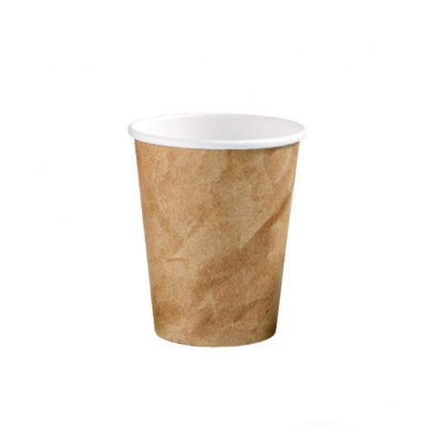 Bicchiere cartone decoro carta stropicciata (PAP20)  H95mm 250ml