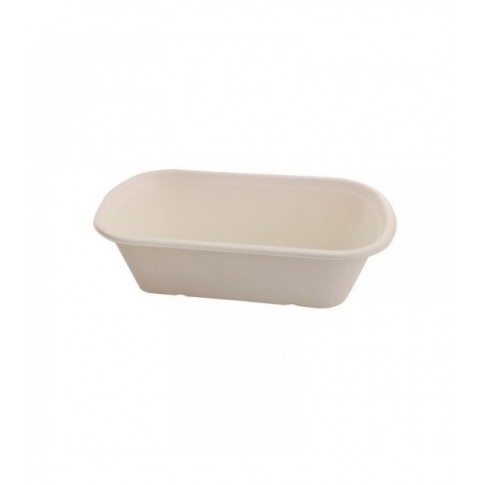 Scatola rettangolare in polpa scura "Eco Rec" 1 150ml 230x135mm H65mm