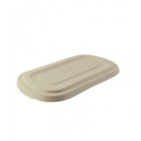 Scatola rettangolare in polpa scura "Eco Rec" 1 150ml 230x135mm H65mm