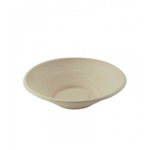 Ciotola "Poke" tonda in polpa di canna da zucchero scura  H49mm 700ml
