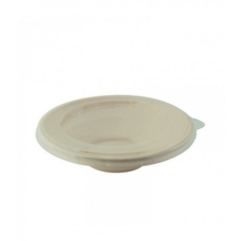 Ciotola "Poke" tonda in polpa di canna da zucchero scura  H49mm 700ml