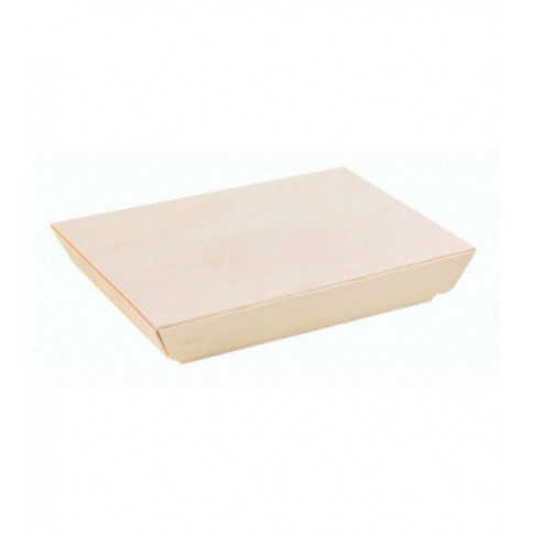 Vassoio "Samurai" in legno 180x130mm H29mm