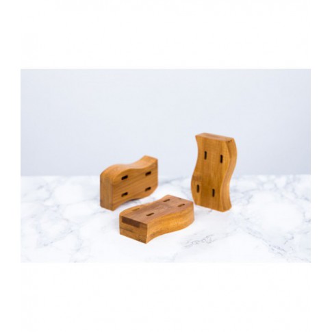 Supporto Teppo Gushi in bambù per 14 stecchini (FOR50) 160x65mm H20mm