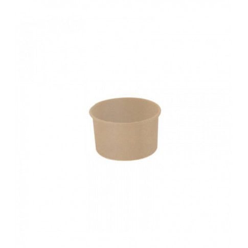 Contenitore in fibra di bamboo per alimenti caldi e freddi 120ml Ø75mm  H50mm