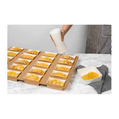 Stampo da forno in cartone con microcanule 208x84mm H55mm