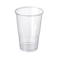 Bicchiere in PLA trasparente