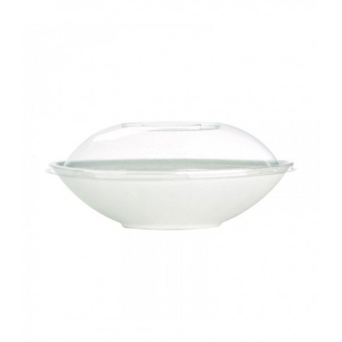 Ciotola "BioNchic" ovale in polpa di canna da zucchero 240x145mm H63mm 1000ml