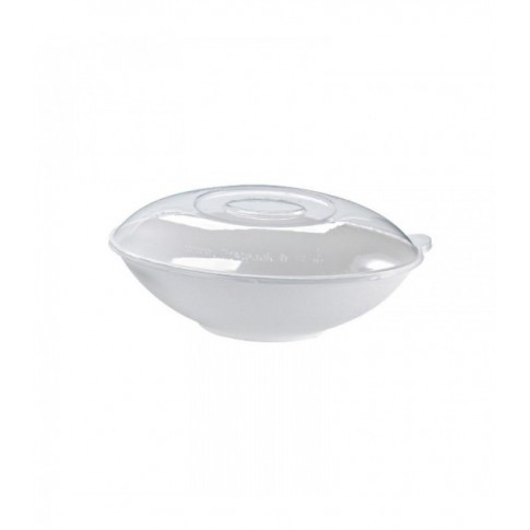Ciotola "BioNchic" ovale in polpa di canna da zucchero 240x145mm H63mm 1000ml