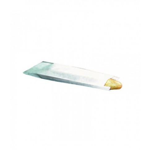 Sacchetto da pane in carta bianca 100x40mm H580mm