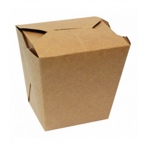 Scatola quadrata in cartone kraft 750ml 102x90mm H103mm