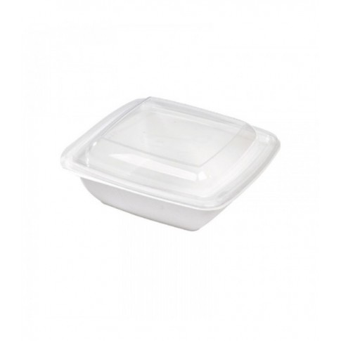 Coperchio in PET per piatto in polpa (PET1) 205x205mm