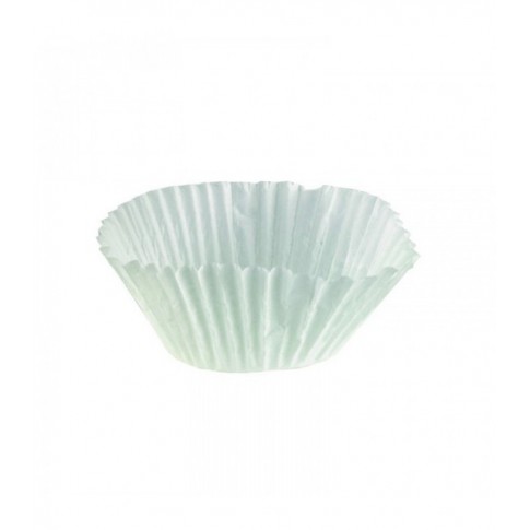 Pirottino in carta da forno bianca siliconata  H41mm