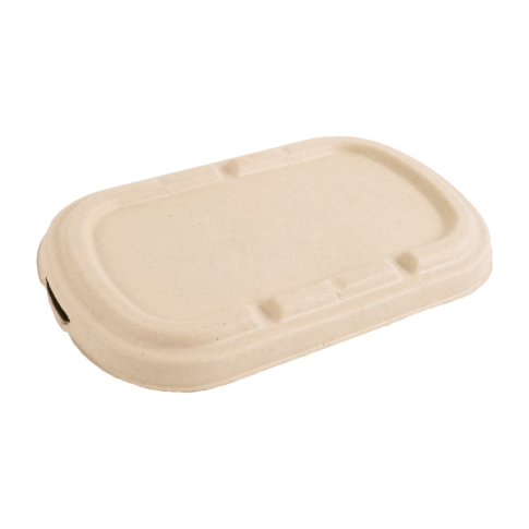 Coperchio rettangolare in polpa scura (PAP21) 205x123mm H15mm