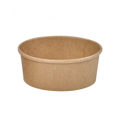 Insalatiera "Buckaty" multiuso, tonda in cartone kraft  H68mm 750ml