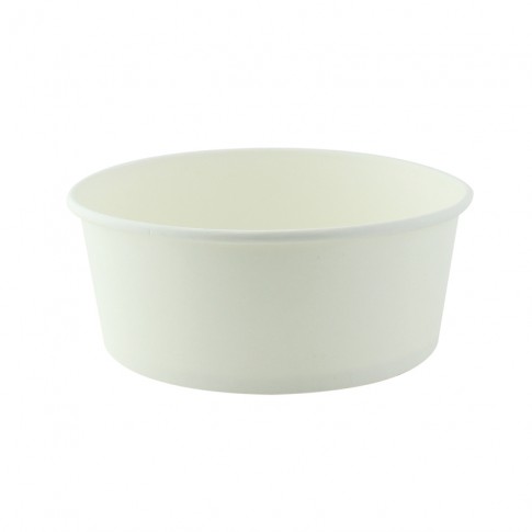 Insalatiera "Buckaty" tonda in cartone bianco   H68mm 750ml