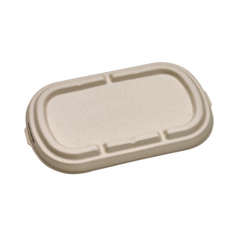 Coperchio rettangolare in polpa scura (PAP21) 240x135mm H15mm