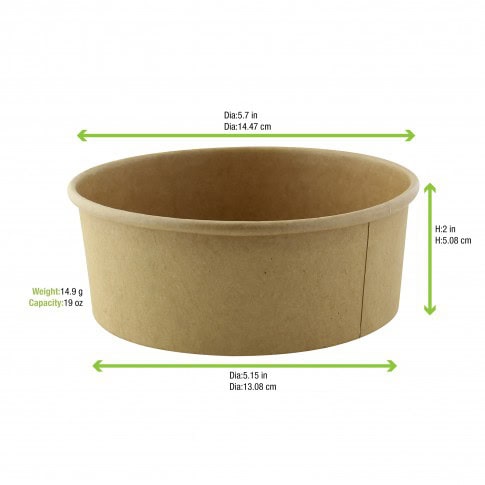 "Buckaty" di Kraft Multi-Usage Kraft  H50mm 580ml